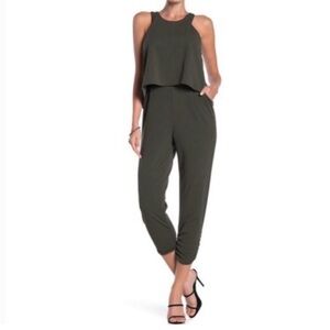 love...ady Black Halter Ankle Jumpsuit